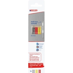 Wymienne wkłady e-8881 EDDING do ołówka e-8880 6 szt. blister mix kolorów