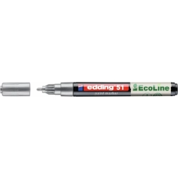 Marker EDDING olejowy na bazie wody E-51 1-2mm - srebrny
