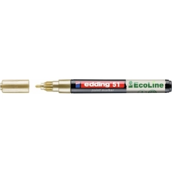 Marker EDDING olejowy na bazie wody E-51 1-2mm - złoty