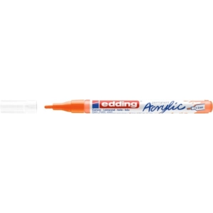Marker EDDING akrylowy E-5300 1-2mm -   pomarańczowy neonowy