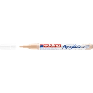 Marker EDDING akrylowy E-5300 1-2mm -   koloru cielistego