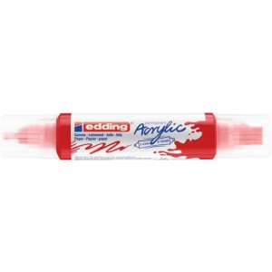 Marker EDDING akrylowy E-5400 3D podwójny 2-3mm , 5-10mm -  matowa czerwień-257039