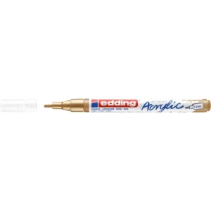 Marker EDDING akrylowy E-5300 1-2mm -   matowe bogate złoto