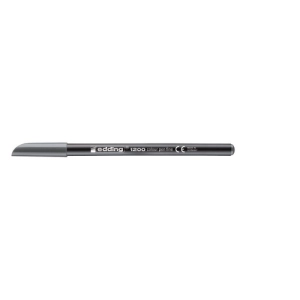 Marker EDDING pisak tekstylny cienka końcówka E-1200 1mm - srebrnoszary