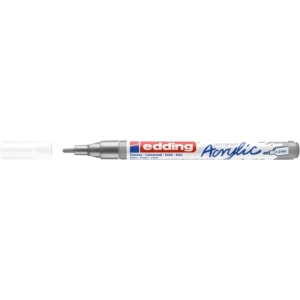 Marker EDDING akrylowy E-5300 1-2mm -   matowe srebro