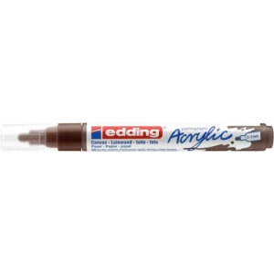 Marker EDDING akrylowy E-5100 2-3mm -   matowy czekoladowy brąz-257154
