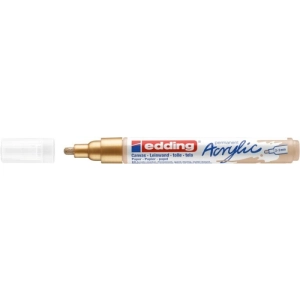 Marker EDDING akrylowy E-5100 2-3mm -   matowe bogate złoto