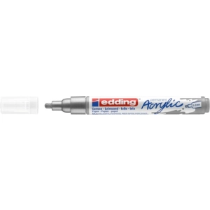 Marker EDDING akrylowy E-5100 2-3mm -   matowe srebro