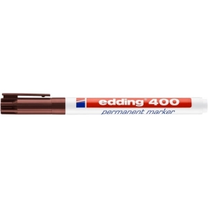 Marker EDDING permanentny E-400 1mm - brązowy