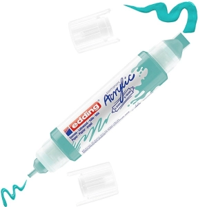Marker EDDING akrylowy E-5400 3D podwójny 2-3mm , 5-10mm -  turkusowy