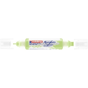 Marker EDDING akrylowy E-5400 3D podwójny 2-3mm , 5-10mm -  pastelowa zieleń-257186