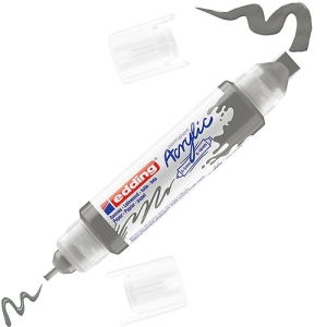 Marker EDDING akrylowy E-5400 3D podwójny 2-3mm , 5-10mm -  antracyt