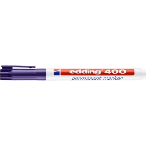Marker EDDING permanentny E-400 1mm - fioletowy