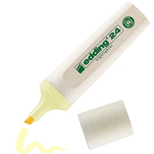 Zakreślacz EDDING E-24 ecoline - pastelowy żółty