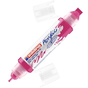 Marker EDDING akrylowy E-5400 3D podwójny 2-3mm , 5-10mm -  telemagenta-257332