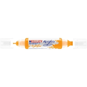 Marker EDDING akrylowy E-5400 3D podwójny 2-3mm , 5-10mm -  słoneczny żółty-257342