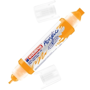 Marker EDDING akrylowy E-5400 3D podwójny 2-3mm , 5-10mm -  słoneczny żółty-257343