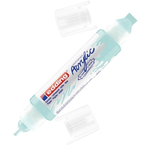 Marker EDDING akrylowy E-5400 3D podwójny 2-3mm , 5-10mm -  niebieski pastelowy-257347