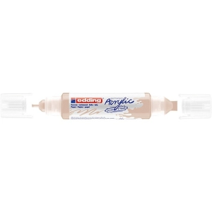 Marker EDDING akrylowy E-5400 3D podwójny 2-3mm , 5-10mm -  ciepły beżowy-257348