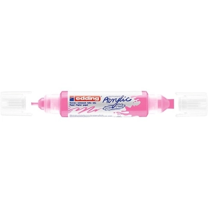 Marker EDDING akrylowy E-5400 3D podwójny 2-3mm , 5-10mm -  różowy neonowy-257353