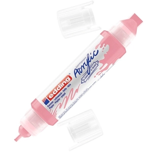 Marker EDDING akrylowy E-5400 3D podwójny 2-3mm , 5-10mm -  fiołkowy róż-257355
