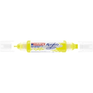 Marker EDDING akrylowy E-5400 3D podwójny 2-3mm , 5-10mm -  żółty neonowy-257359