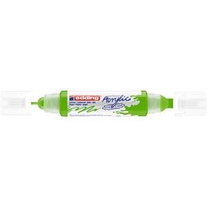 Marker EDDING akrylowy E-5400 3D podwójny 2-3mm , 5-10mm -  żółtozielony-257364