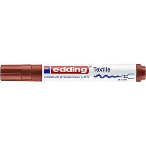 Marker EDDING tekstylny E-4500 2-3mm - brązowy-257377