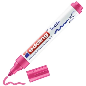 Marker EDDING tekstylny E-4500 2-3mm - różowy neon