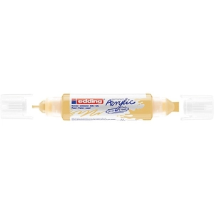 Marker EDDING akrylowy E-5400 3D podwójny 2-3mm , 5-10mm -  żółty pastelowy-257392