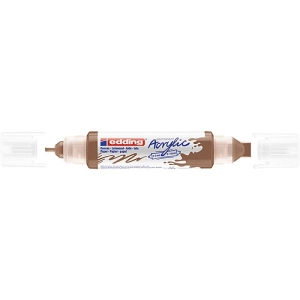 Marker EDDING akrylowy E-5400 3D podwójny 2-3mm , 5-10mm -  leszczyna-257407