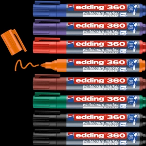 Marker EDDING do tablic E-360 1,5-3mm - op.8 mix kolorów-257488