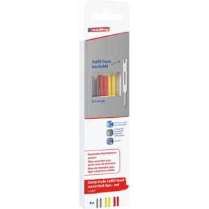 Wymienne wkłady e-8881 EDDING do ołówka e-8880 6 szt. blister mix kolorów-257731