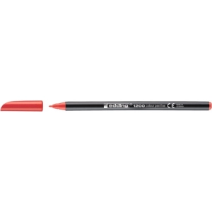 Marker EDDING pisak tekstylny cienka końcówka E-1200 1mm - czerwony-257758