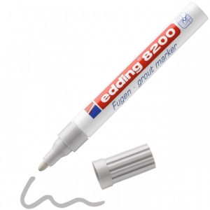 Marker EDDING do odświeżania fug E-8200 2-4mm blister - srebrnoszary-257816