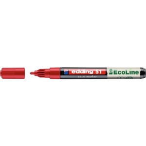 Marker EDDING olejowy na bazie wody E-51 1-2mm - czerwony