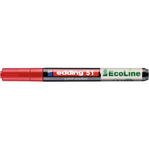 Marker EDDING olejowy na bazie wody E-51 1-2mm - czerwony-257851