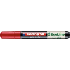Marker EDDING olejowy na bazie wody E-50 2-3mm - czerwony-257852
