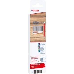 Wymienne wkłady e-8891 EDDING do ołówka e-8890 HB 6 szt. blister-257854