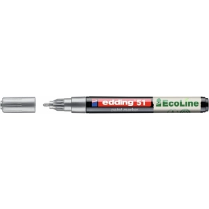 Marker EDDING olejowy na bazie wody E-51 1-2mm - srebrny