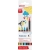 Marker EDDING pisak tekstylny cienka końcówka E-1200 3mm - op.5 mix kolorów brokat