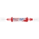 Marker EDDING akrylowy E-5400 3D podwójny 2-3mm , 5-10mm -  matowa czerwień