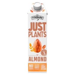 Mleko roślinne napój TYMBARK Just Plants 1l. - owies - migdał Mleko roślinne napój TYMBARK Just Plants 1l. - owies - migdał