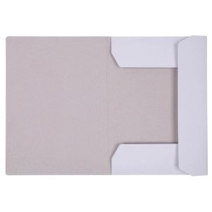 Teczka z gumką A4 OFFICE PRODUCTS Budget karton 250g. 3-skrzydłowa - biała-262637