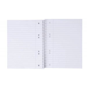 Kołonotatnik OFFICE PRODUCTS A5 w linie 80 kart. 70gsm granatowy-262717