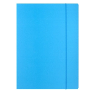 Teczka z gumką A4 OFFICE PRODUCTS Fluo Soft Touch karton 320g. 3-skrzydłowa - mix kolorów-262836