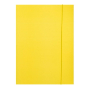 Teczka z gumką A4 OFFICE PRODUCTS Fluo Soft Touch karton 320g. 3-skrzydłowa - mix kolorów-262840