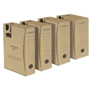 Pudło archiwizacyjne Q-CONNECT karton A4/100mm - szare-262944