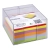 Przybornik na biurko OFFICE PRODUCTS z kolorowymi karteczkami plastikowy - transparentny-262703