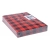 Teczka z gumką A4 OFFICE PRODUCTS karton lakier 320g. 3-skrzydłowa - mix kolorów w kratę-262744